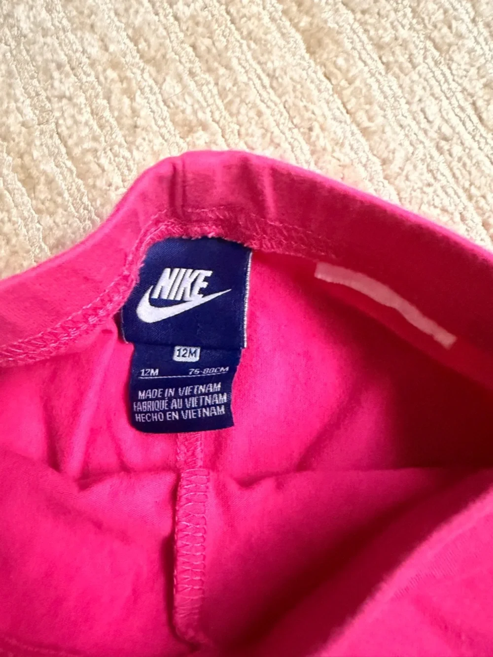 Nike baby girls Hot Pink Toddlers Sweatshirt & Leggings Set - Picture 5 of 6